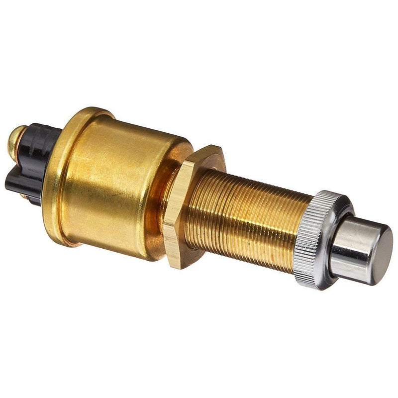 Cole Hersee Heavy Duty Push Button Switch SPST Off-On 2 Screw - 35A [M-490-BP]-Switches & Accessories-JadeMoghul Inc.