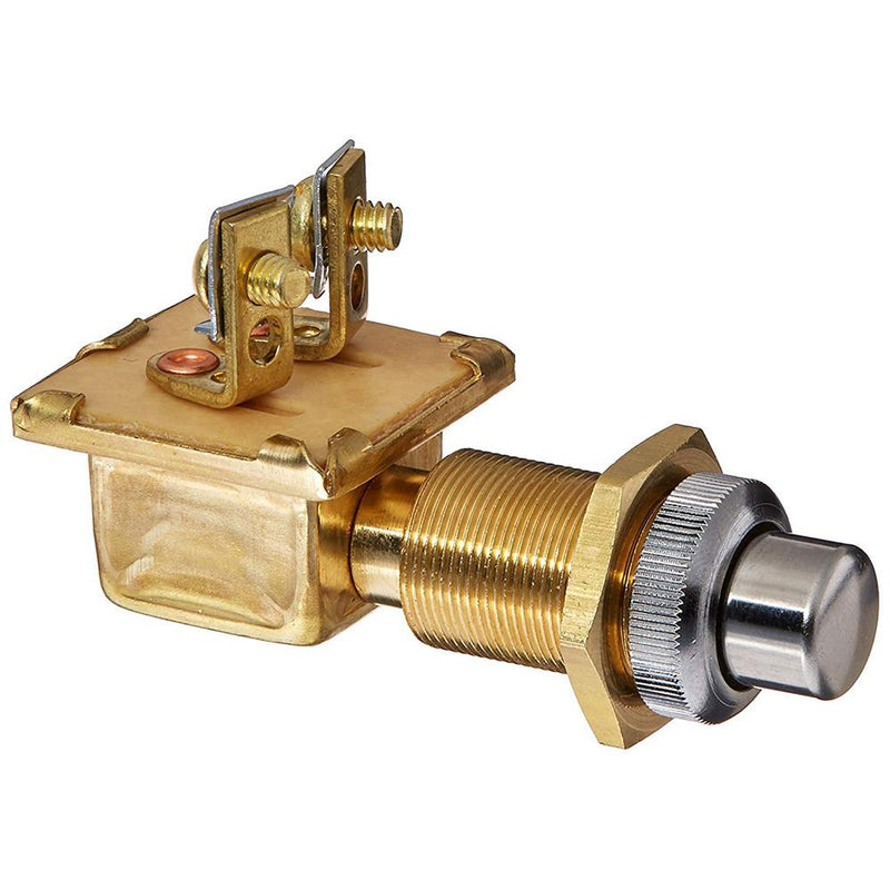 Cole Hersee Heavy Duty Push Button Switch w-Gasket Seal SPST Off-On 2 Screw - 10A [M-485-BP]-Switches & Accessories-JadeMoghul Inc.