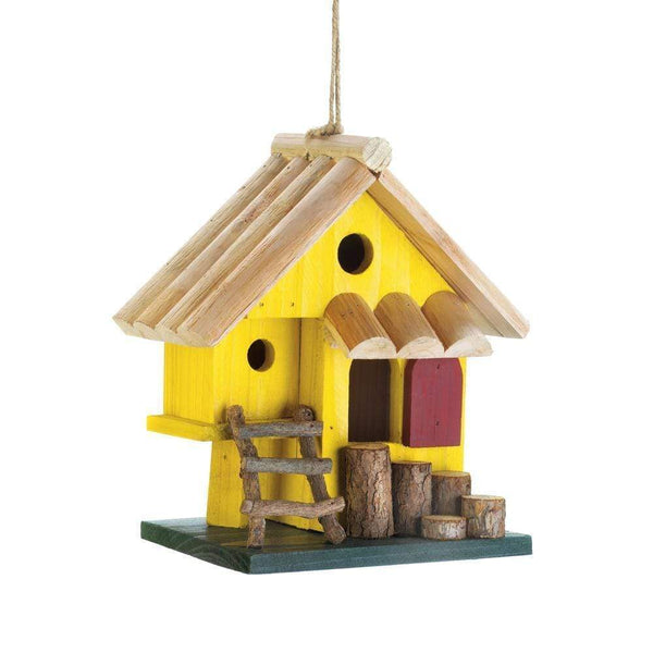 Collectibles Modern Living Room Decor Yellow Tree Fort Birdhouse Koehler