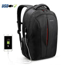 College & School Bag/ Waterproof Backpack / Laptop Backpack-Black and Orange USB-China-JadeMoghul Inc.