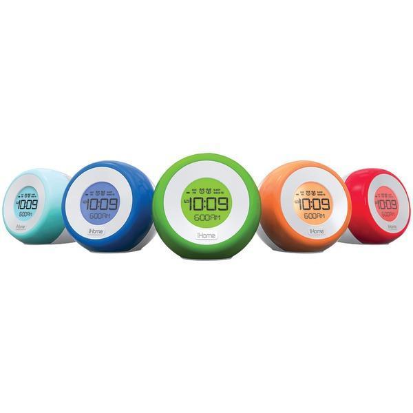 Color-Changing Dual Alarm FM Clock Radio with USB Charging-Clocks & Radios-JadeMoghul Inc.