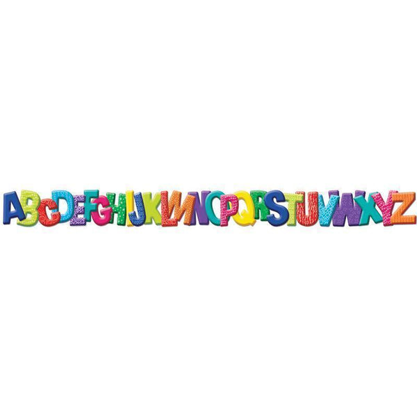 COLOR MY WORLD ABC DIECUT DECO TRIM-Learning Materials-JadeMoghul Inc.