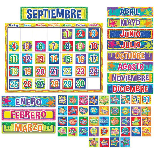 COLOR MY WORLD SPANISH CALENDAR BBS-Learning Materials-JadeMoghul Inc.