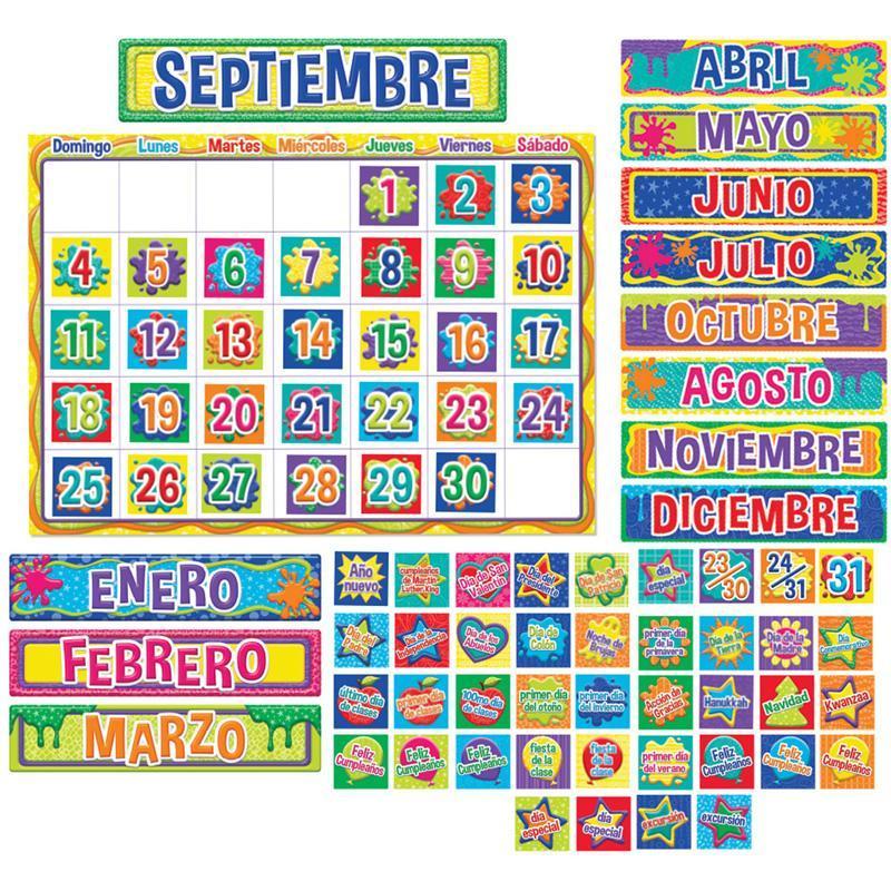 COLOR MY WORLD SPANISH CALENDAR BBS-Learning Materials-JadeMoghul Inc.