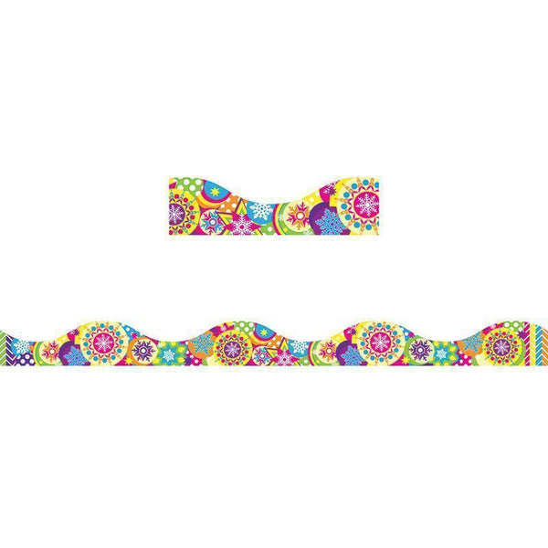 COLOR SNOWFLAKES MAGNETIC BORDER-Supplies-JadeMoghul Inc.