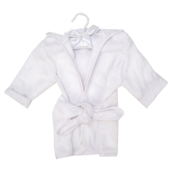 Color Terry Infant Robe - White-WHITE-JadeMoghul Inc.