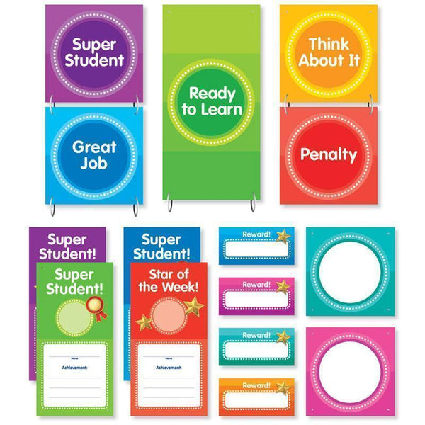 COLOR YOUR CLASSROOM BEHAVIOR CLIP-Learning Materials-JadeMoghul Inc.