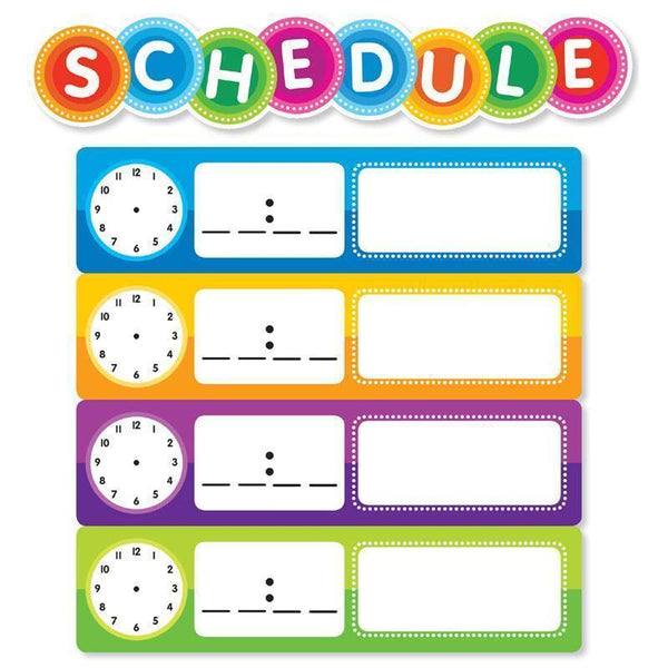 COLOR YOUR CLSSRM SCHEDULE MINI BBS-Learning Materials-JadeMoghul Inc.