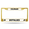 Lexus License Plate Frame Colorado Gold Colored Chrome Frame