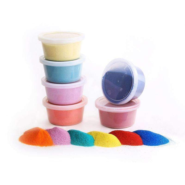 COLORED SAND 6 ASSTD COLORS 6 OZ-Arts & Crafts-JadeMoghul Inc.