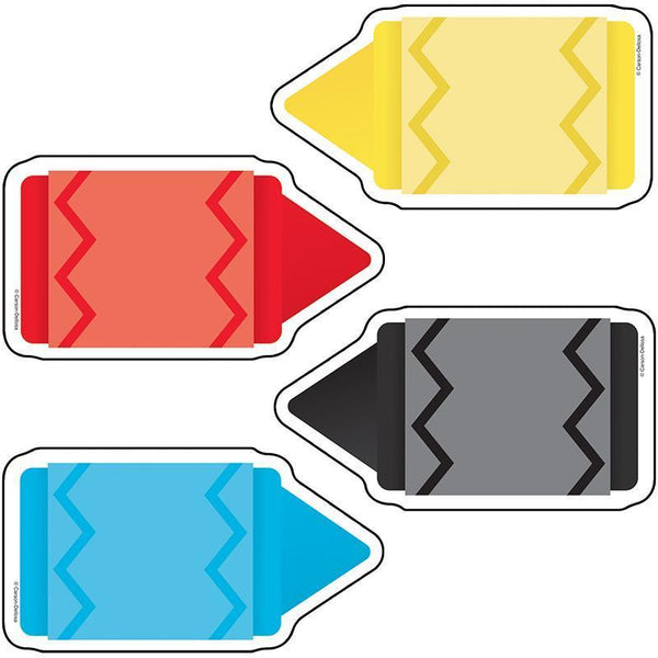 COLORFUL CUTOUTS CHUNKY CRAYONS-Learning Materials-JadeMoghul Inc.