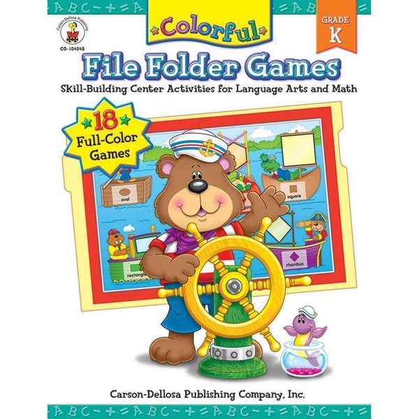 COLORFUL FILE FOLDER GAMES GR K-Learning Materials-JadeMoghul Inc.