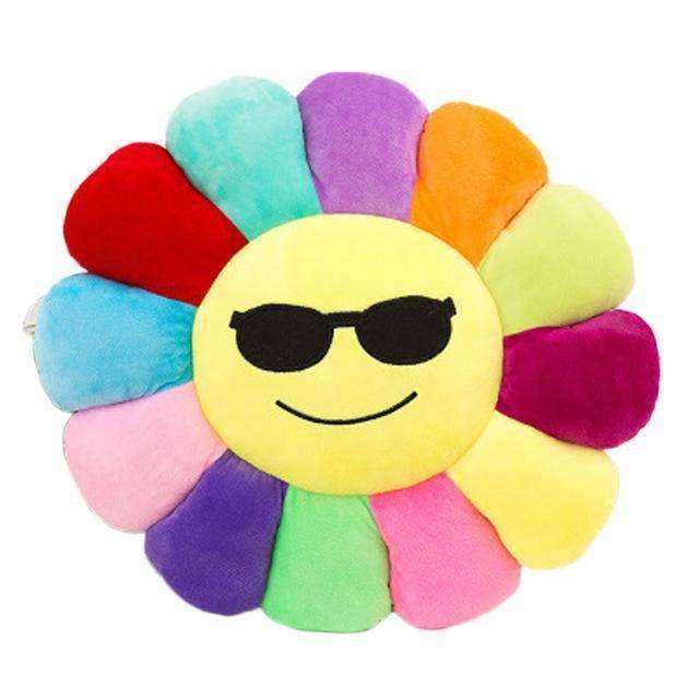 Colorful Flower Super Plush Soft Cushion-H06-JadeMoghul Inc.