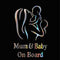 Colorful Laser Russian Kids Baby On Board Car 3D Sticker "Baby In Car" Car Decals Vinyl Stickers Family Auto Cover Baby Protect JadeMoghul Inc. 