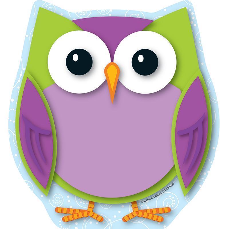 COLORFUL OWL NOTE PAD-Learning Materials-JadeMoghul Inc.