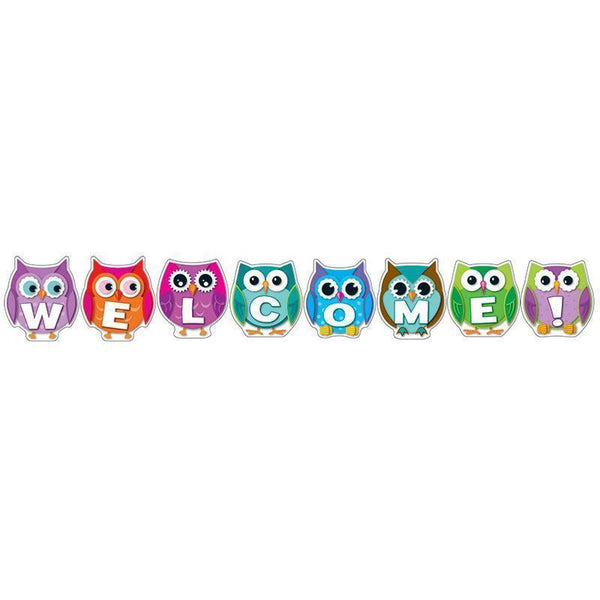COLORFUL OWL WELCOME-Learning Materials-JadeMoghul Inc.