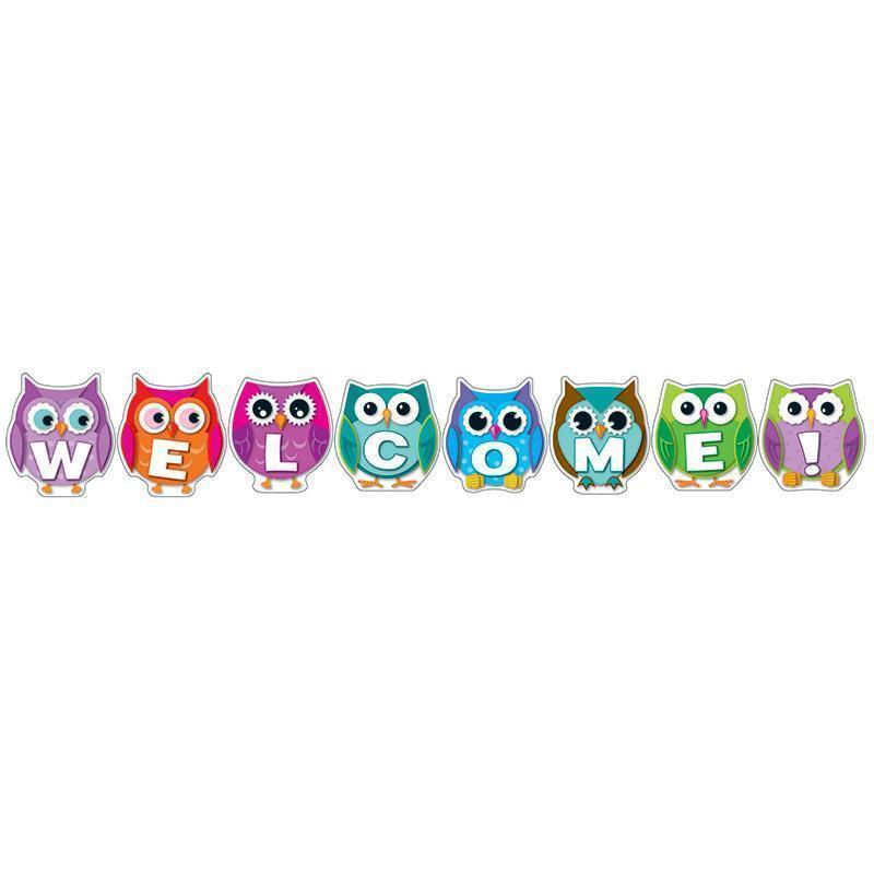 COLORFUL OWL WELCOME-Learning Materials-JadeMoghul Inc.