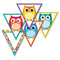 COLORFUL OWLS BANNERS GR PK-12-Learning Materials-JadeMoghul Inc.