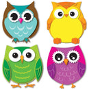 COLORFUL OWLS CUT OUTS-Learning Materials-JadeMoghul Inc.