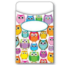 COLORFUL OWLS LIBRARY POCKETS-Learning Materials-JadeMoghul Inc.