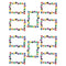 COLORFUL PAW PRINTS BLANK CARD-Learning Materials-JadeMoghul Inc.