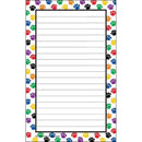 COLORFUL PAW PRINTS NOTEPAD-Learning Materials-JadeMoghul Inc.