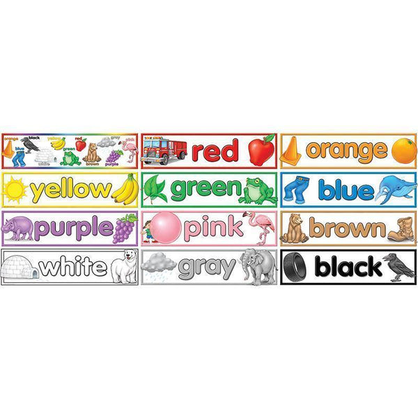 COLORS HEADLINERS-Learning Materials-JadeMoghul Inc.