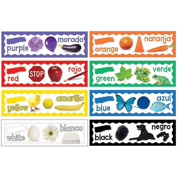 COLORS MINI BULLETIN BOARD SET-Learning Materials-JadeMoghul Inc.