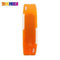 Coloured Rubber Digital Water-resisted Watch-Orange-JadeMoghul Inc.