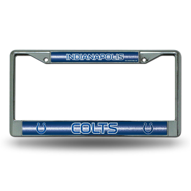 Cute License Plate Frames Colts Bling Chrome Frame