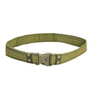 Combat 2 Inch Canvas Duty Tactical Sport Belt with Plastic Buckle Army Military Adjustable Outdoor Fan Hook & Loop Waistband-Olive Drab-JadeMoghul Inc.