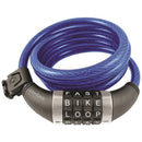 Combination Resettable Cable Lock (Blue)-Household Equipment & Accessories-JadeMoghul Inc.