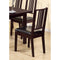 Comfortable Dining Chair With Lustrous Finish Seat, Set of Two, Dark Brown-Dining Chairs-Dark Brown-Wood-JadeMoghul Inc.
