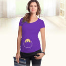 Comfortable Peek a Boo Maternity Shirt Top-Purple-S-JadeMoghul Inc.