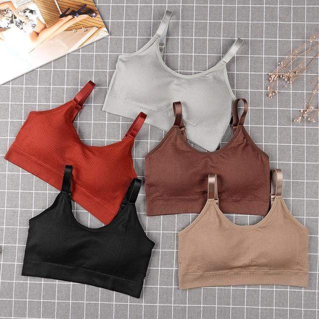 Comfortable Seamless Sports Bra Women Fitness Top Yoga Bra For Cup A-D Running Yoga Gym Crop Top Women Push Up Sport Bra Top JadeMoghul Inc. 