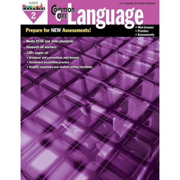 COMMON CORE PRACTICE LANGUAGE GR 2-Learning Materials-JadeMoghul Inc.