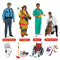 COMMUNITY HELPERS BB SET 45 PCS-Learning Materials-JadeMoghul Inc.