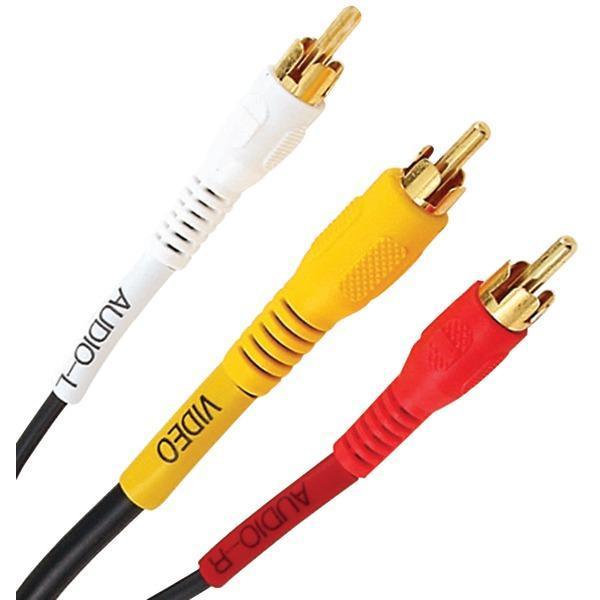 Composite A/V Cable (50ft)-Cables, Connectors & Accessories-JadeMoghul Inc.