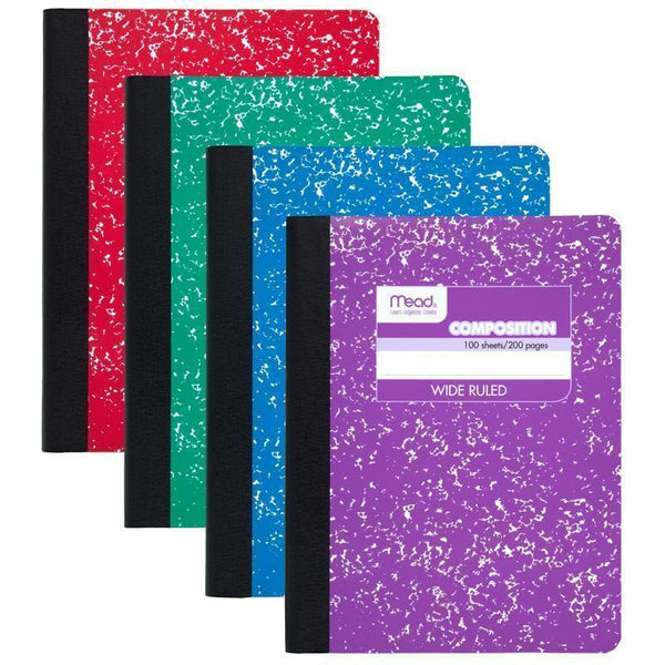 COMPOSITION BOOK FASHION COLORS-Supplies-JadeMoghul Inc.