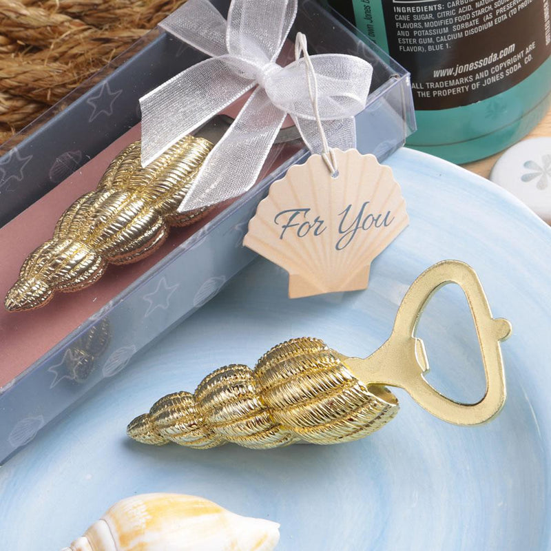 Conch sea shell design bottle opener-Celebration Party Supplies-JadeMoghul Inc.