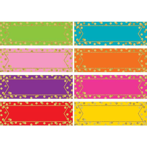 CONFETTI LABELS MAGNETIC ACCENTS-Learning Materials-JadeMoghul Inc.