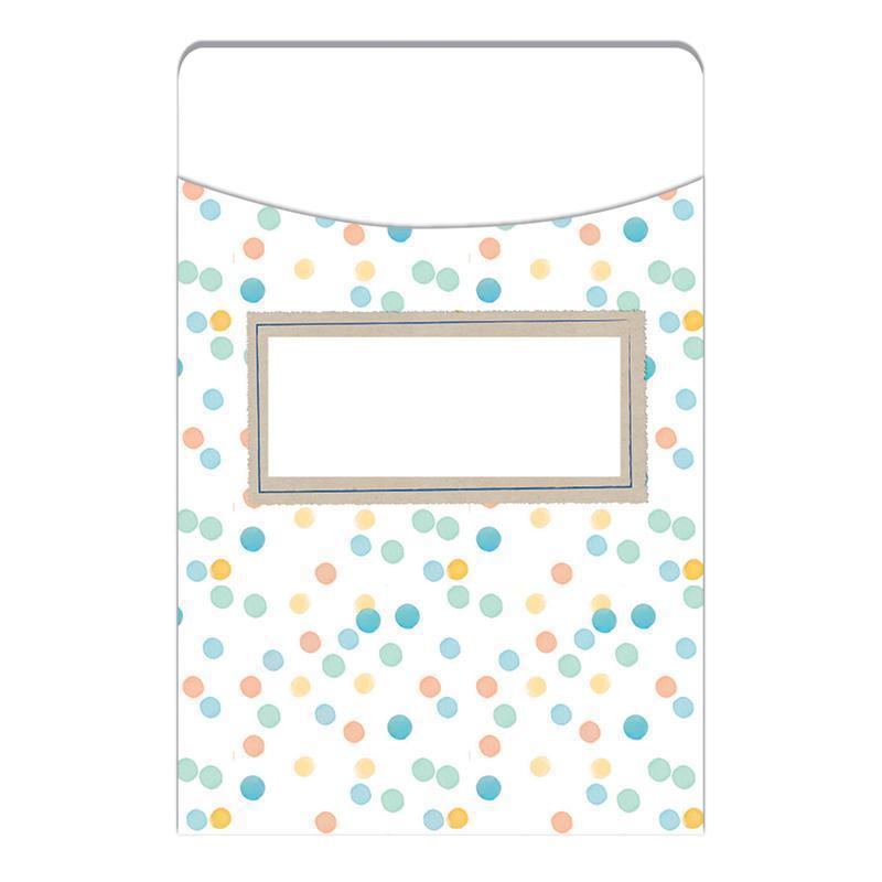 CONFETTI SPLASH LIBRARY POCKETS-Learning Materials-JadeMoghul Inc.