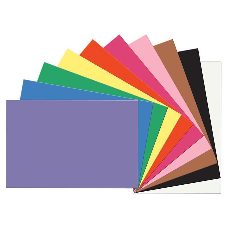 CONSTRUCTION PAPER ASSORTED 12X18-Arts & Crafts-JadeMoghul Inc.