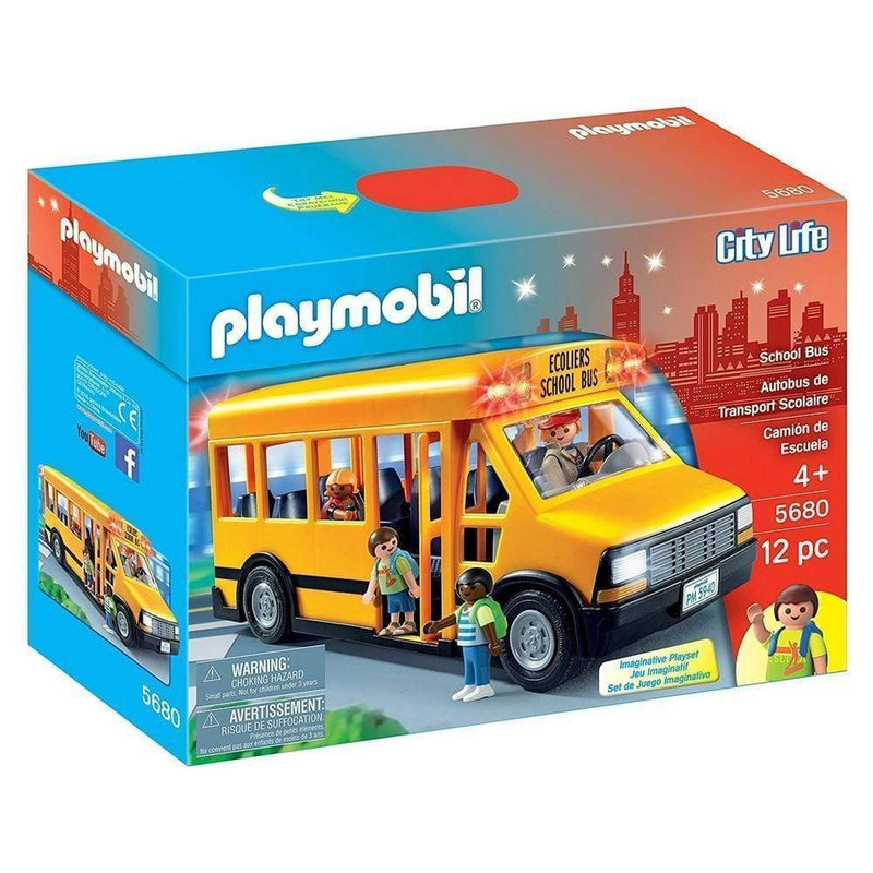 Construction Set Toys Playmobil City Life School Bus [5680] KS