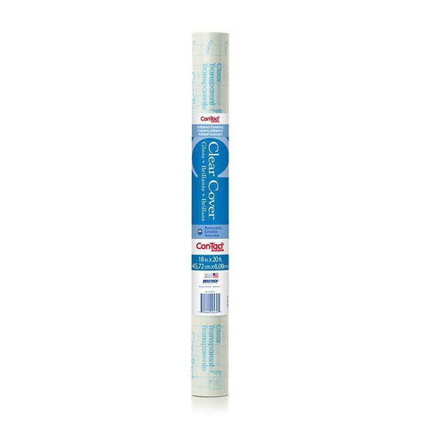 CONTACT ADHESIVE ROLL CLEAR 18X20FT-Supplies-JadeMoghul Inc.