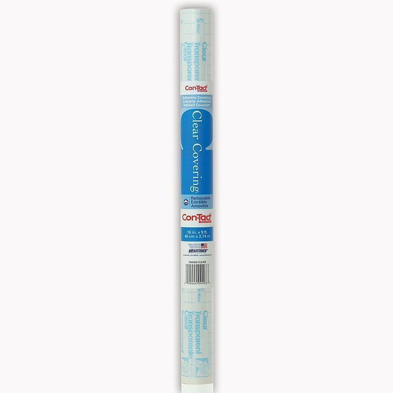 CONTACT ADHESIVE ROLL CLEAR 18X9FT-Supplies-JadeMoghul Inc.