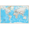 CONTEMP LAMINATED WALL MAP WORLD-Learning Materials-JadeMoghul Inc.