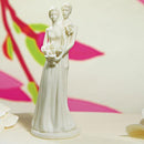 Contemporary Bride & Groom Figurine Small (Pack of 1)-Wedding Cake Toppers-JadeMoghul Inc.