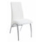 Contemporary Dining Chair, White, Set of 2-Dining Chairs-White-MDF-JadeMoghul Inc.