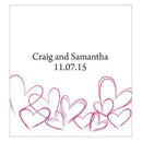 Contemporary Heart Candy Roll Wrap Indigo Blue (Pack of 1)-Favor-Harvest Gold-JadeMoghul Inc.